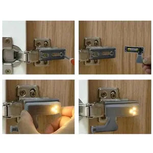 PAR de luz para bisagras