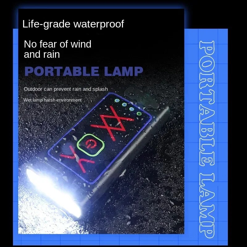 Llavero encendedor recargable y linterna.