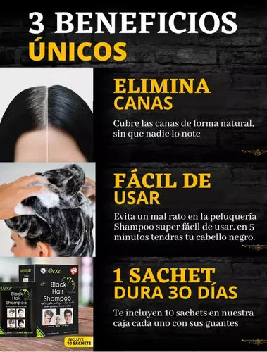 Shampoo cubre canas