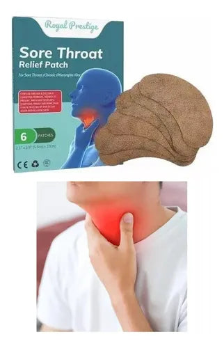 PAK6 Parches alivios de Garganta.