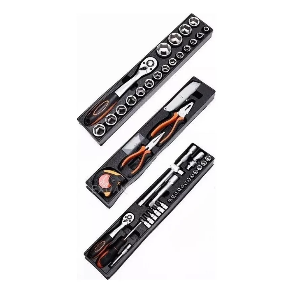 Caja Herramientas 168 Piezas 5 Niveles