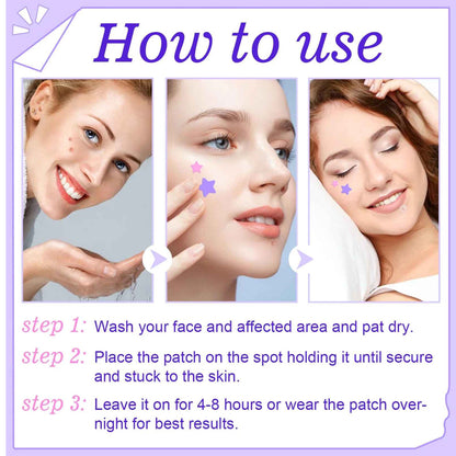 Parche Para Acné Diseño Estrella Y Corazones ⭐⭐⭐⭐